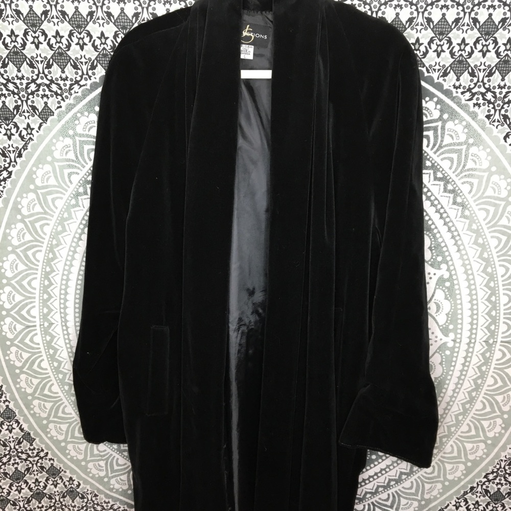 Collections JS black winter coat